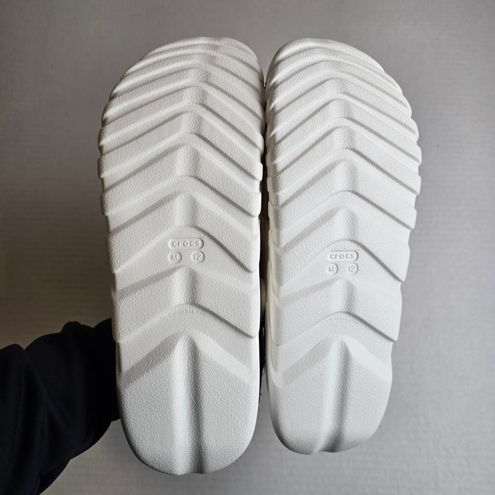 Crocs Duet Max II Clogs Size Men's 12 Shitake Water Shoes Adjustable Straps - Picture 4 of 5